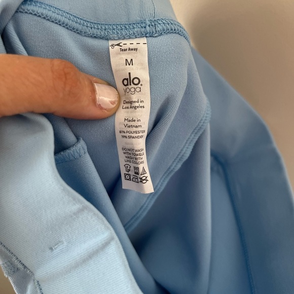 Like newALO Yoga Women's Blue Yoga 7/8 High-waist Checkpoint Legging Size Medium - Picture 8 of 8